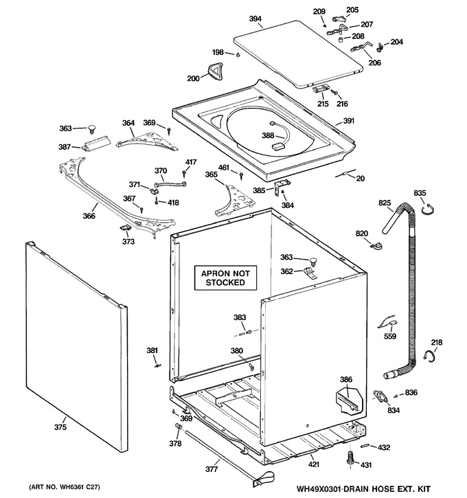 Diagram for GSRE5600K2WW