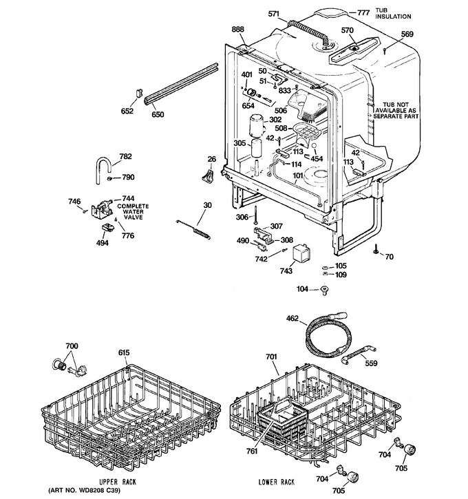 Diagram for GSD4060R00SS