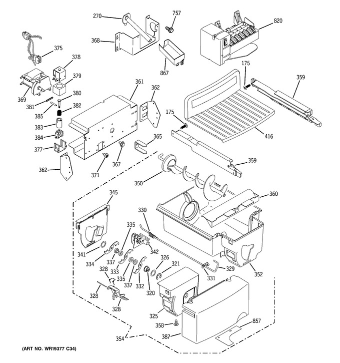 Diagram for GSHF3KGXHCBB