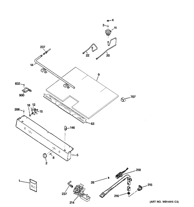 Diagram for JGBS19DEN5WW