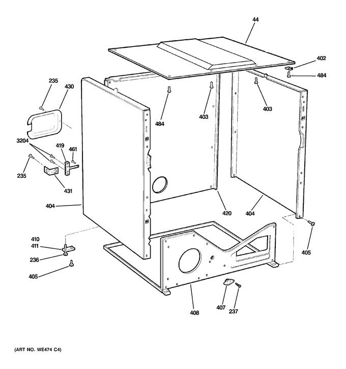 Diagram for DDC4400T3WH