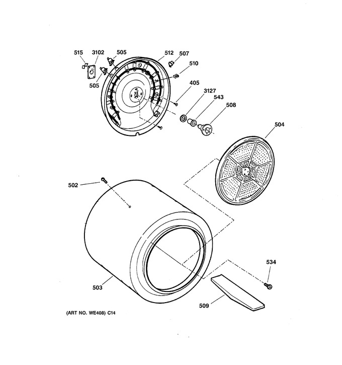 Diagram for DDC4400T3WH