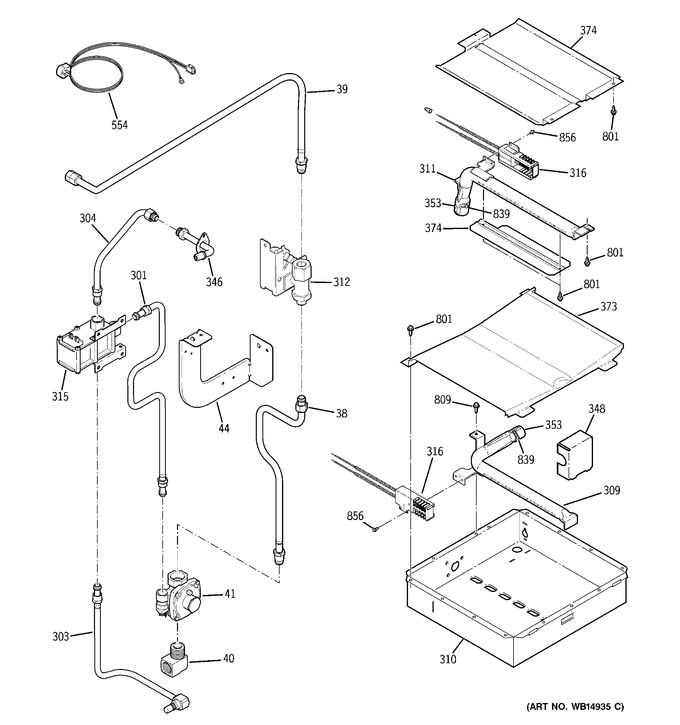 Diagram for PGS975DEP1BB