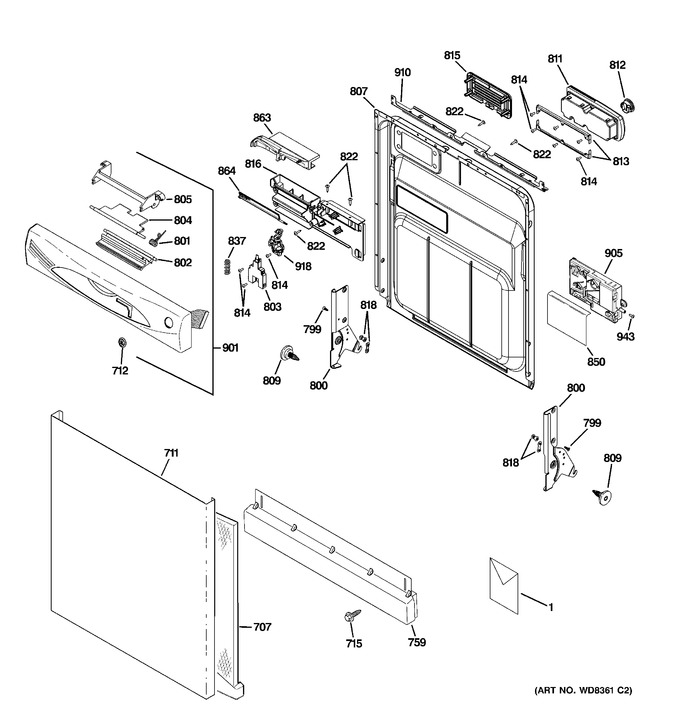 Diagram for GDWF100R10BB