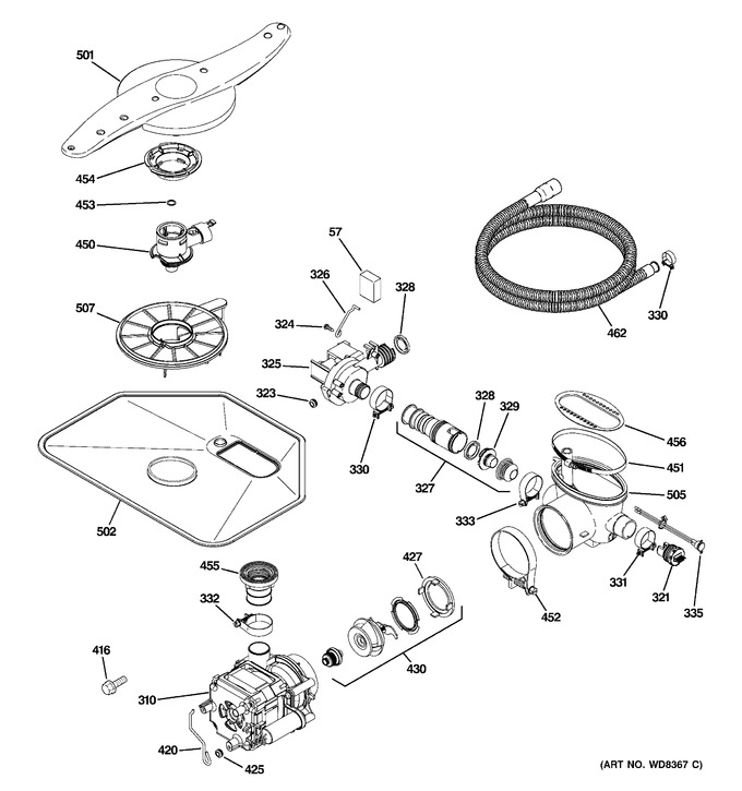 Diagram for GDWF100R10BB