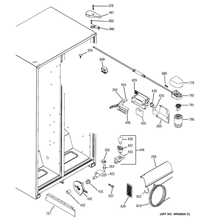 Diagram for GSH25JFXLCC
