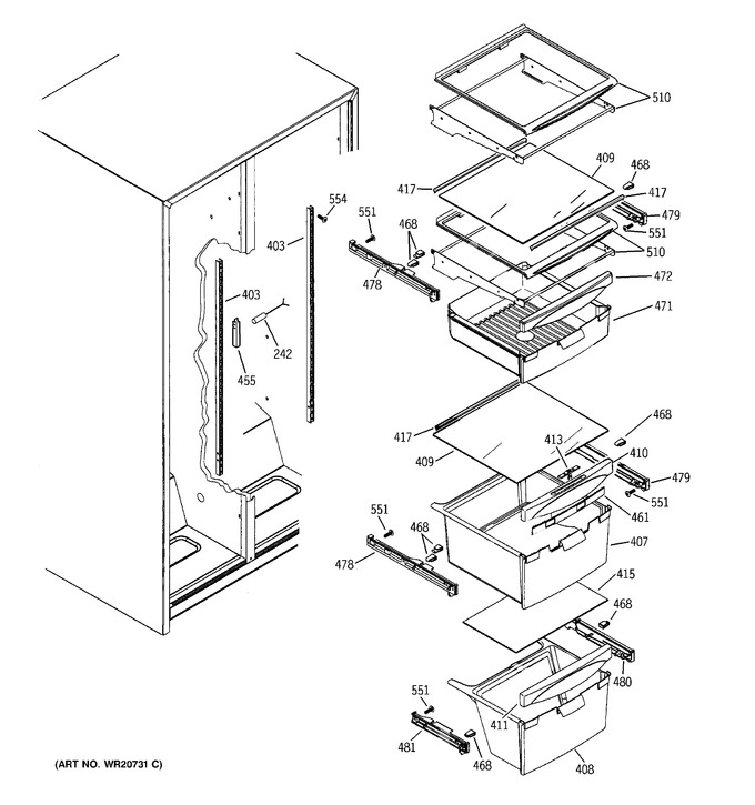 Diagram for GSL22JFXMLB