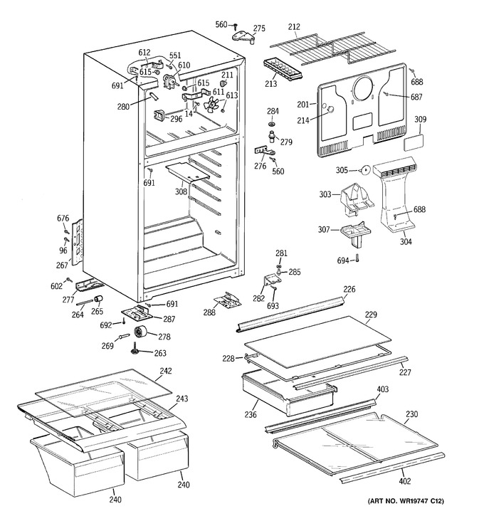 Diagram for GTS16GBSFRWW