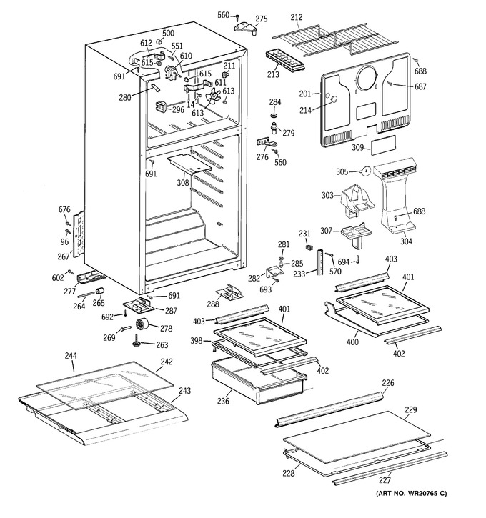Diagram for GTH18EBTZRWW