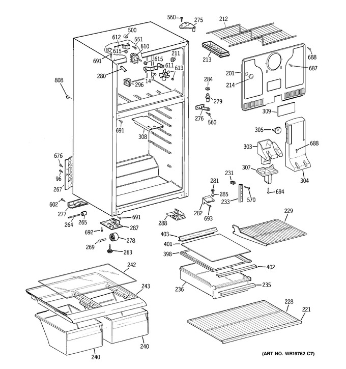 Diagram for GTH18FBT2RWW