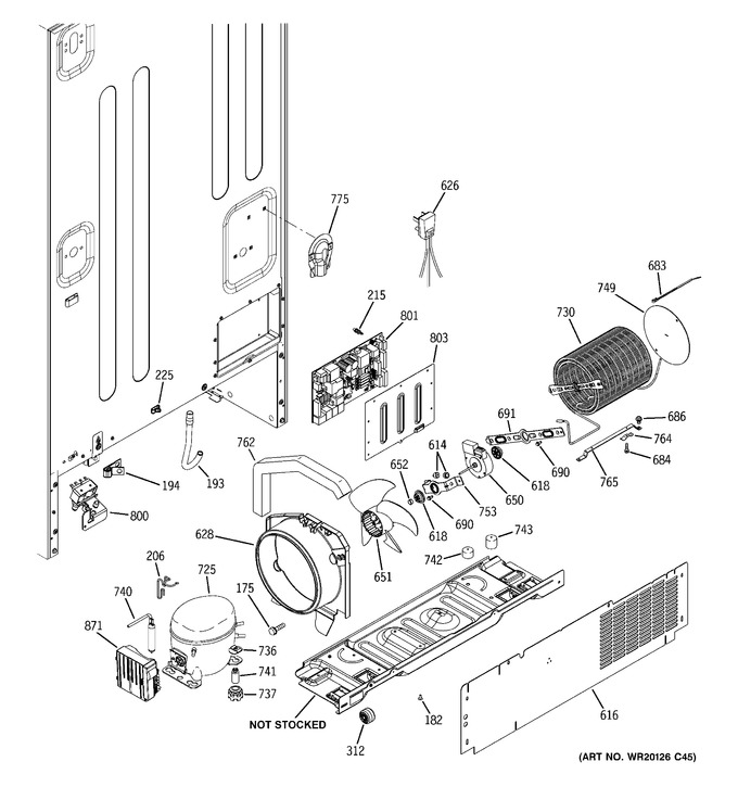 Diagram for PFSF5NFZAWW