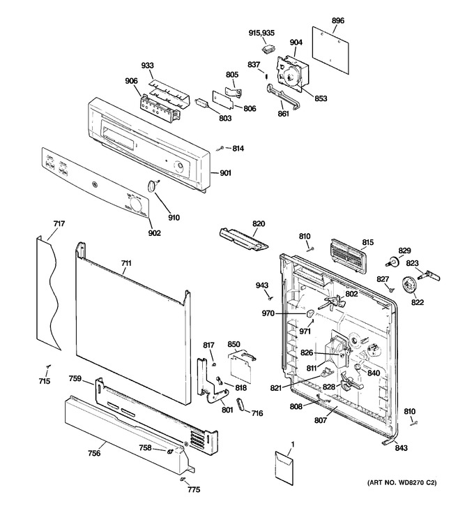 Diagram for GSM2200N20WW