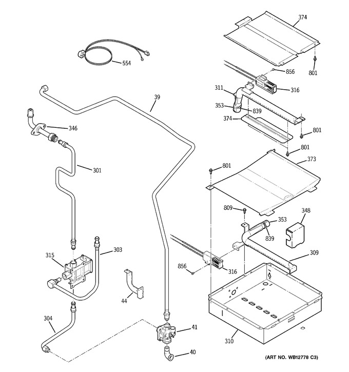 Diagram for JGSP28SEN3SS