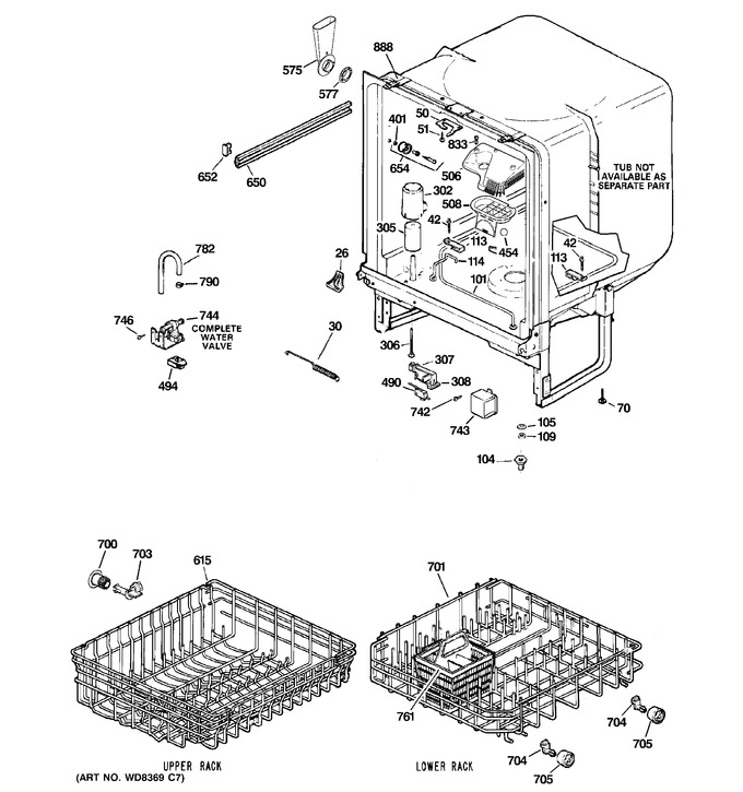 Diagram for ADW1100N20WW