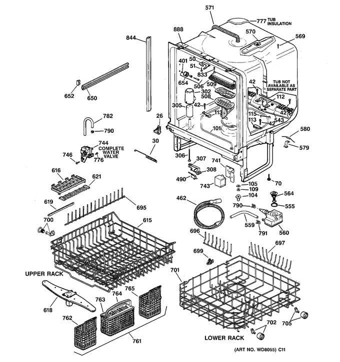 Diagram for GSD5750F00CC
