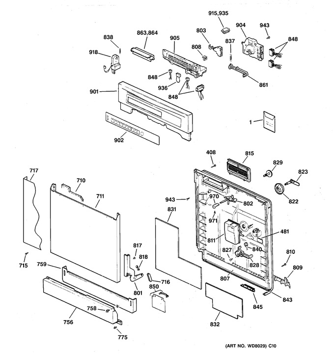 Diagram for GSD5910D00AA