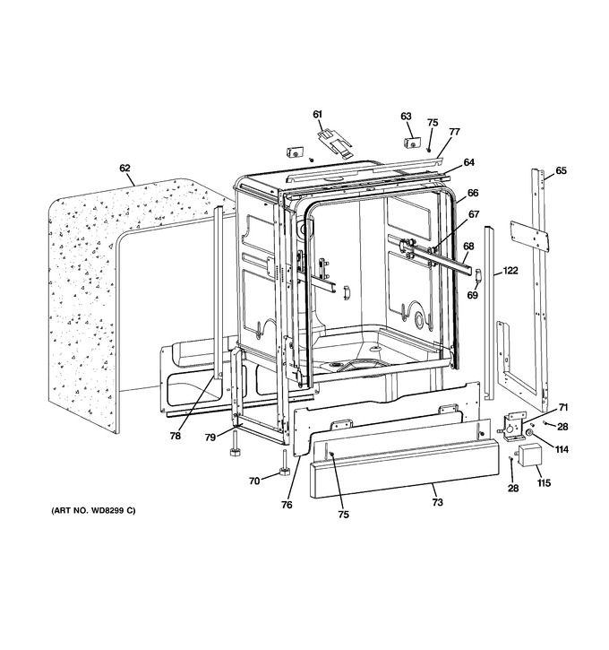 Diagram for GHDA696P03SS