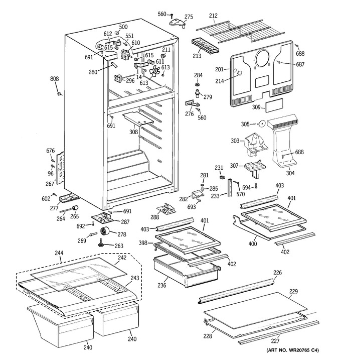 Diagram for GTH18HBB2RWW