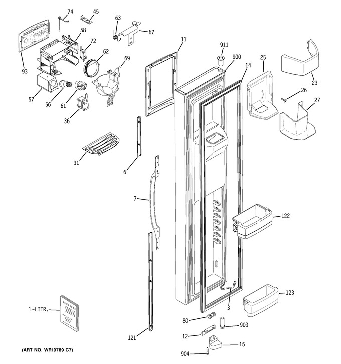 Diagram for GSC23LGRDWW