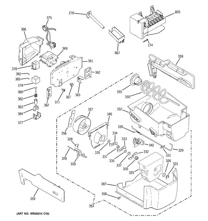 Diagram for GSC23LGRDWW