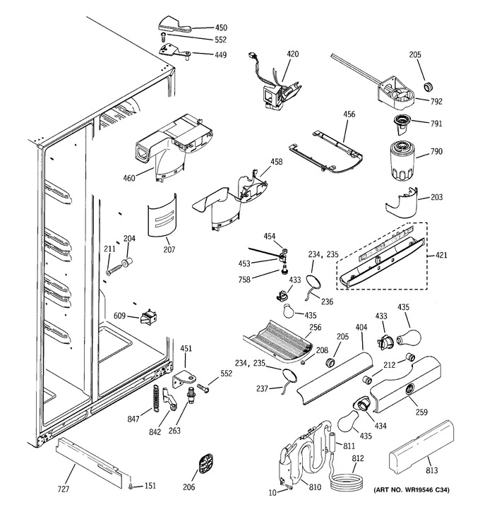 Diagram for GSC23LGRDWW