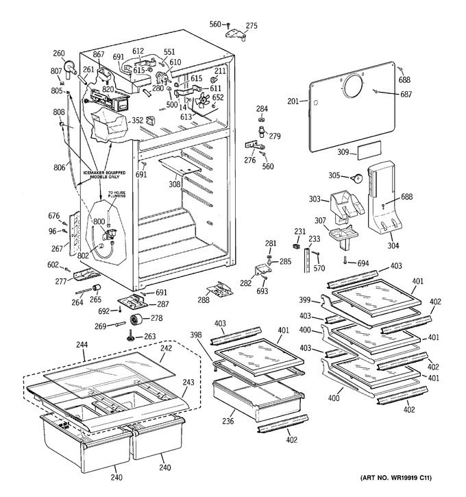 Diagram for GTH18XCT3RBB
