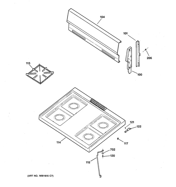 Diagram for RGB524PPH7CT