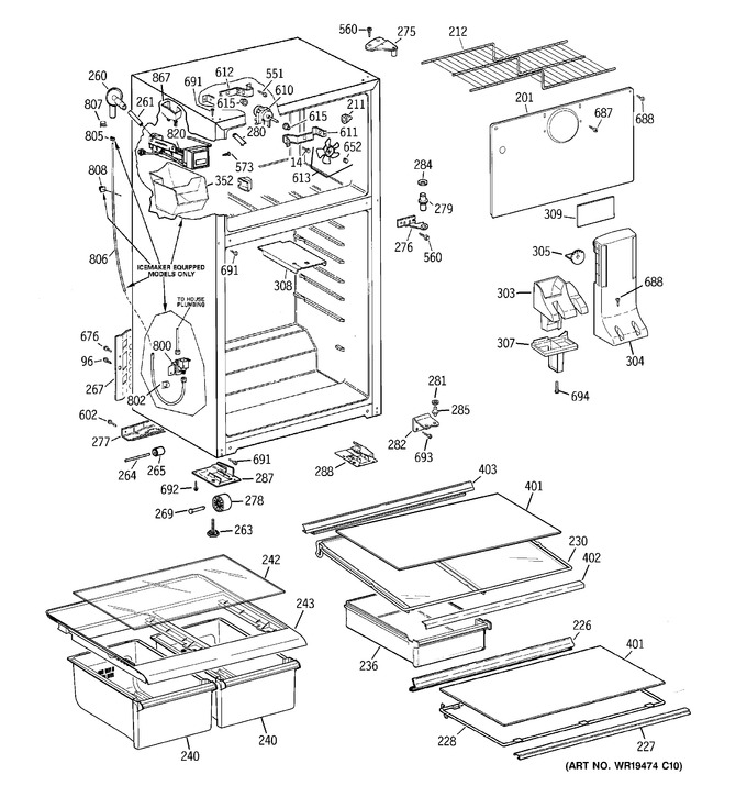 Diagram for GTS18GCSFRWW
