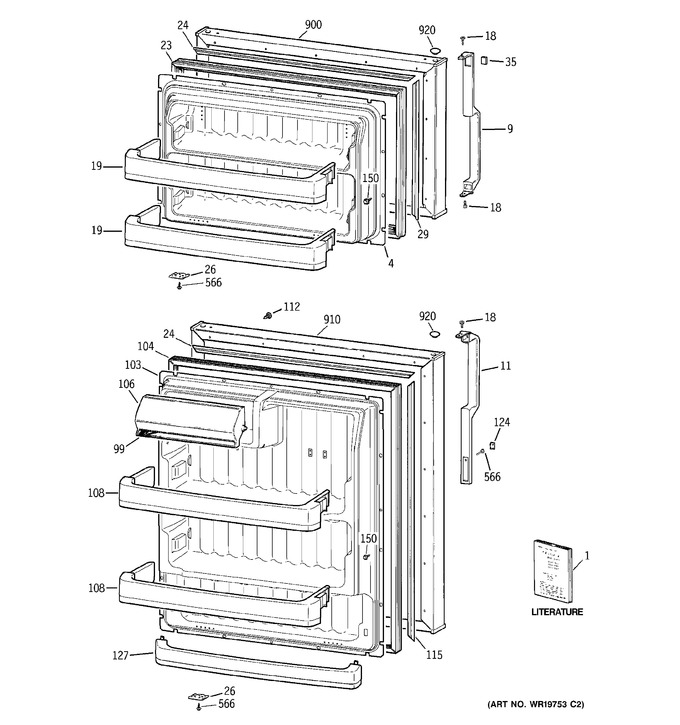 Diagram for GTS18GBSERWW