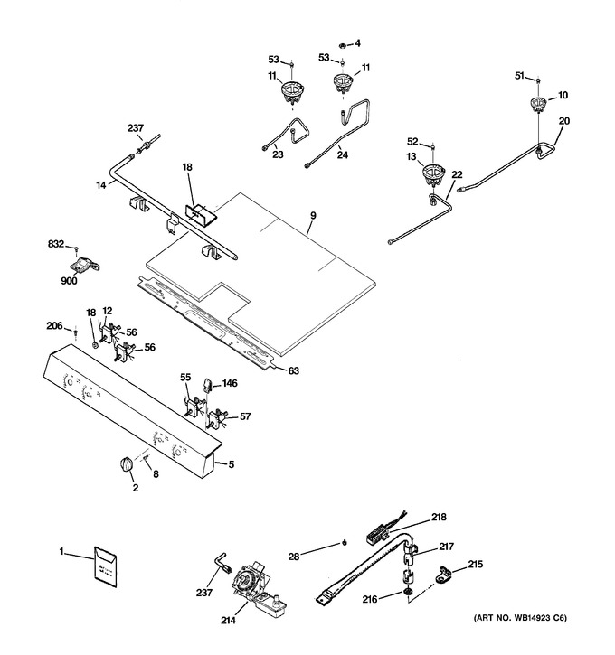 Diagram for JGBS23DEM4WW