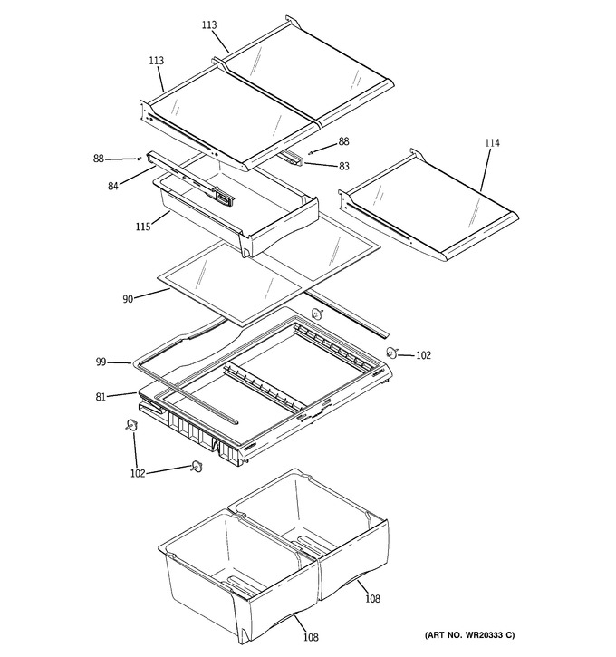 Diagram for GBSC0HBXERWW