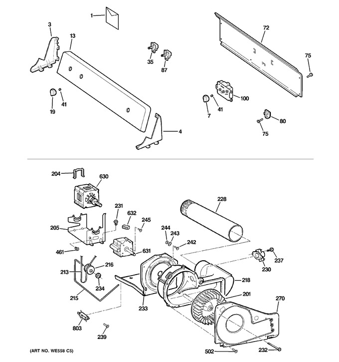 Diagram for GTDL200EM0WW