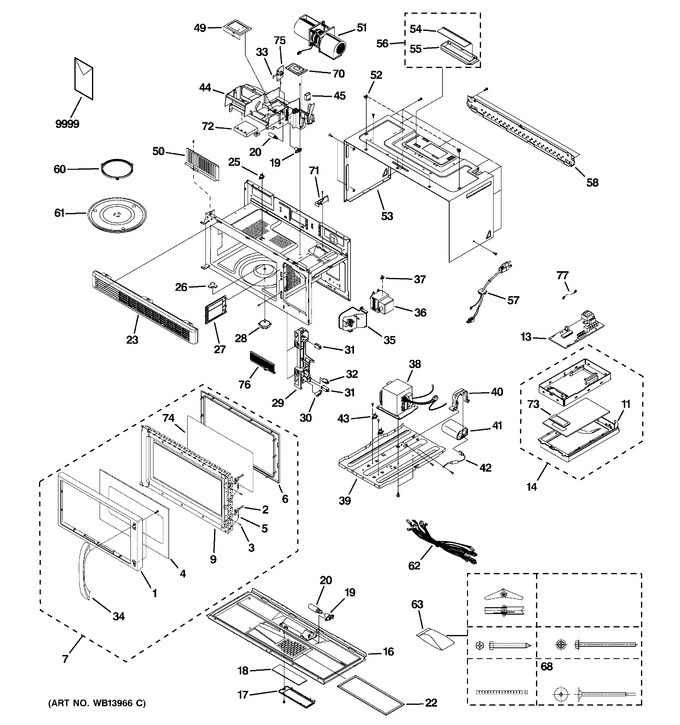 Diagram for JVM1530DM1WW
