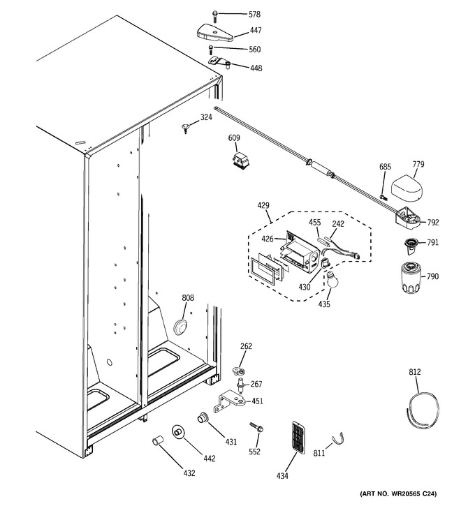 Diagram for GSS25GFXPWW