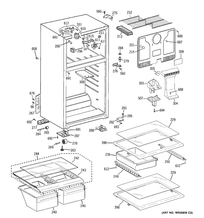 Diagram for GTS16GBBHRWW