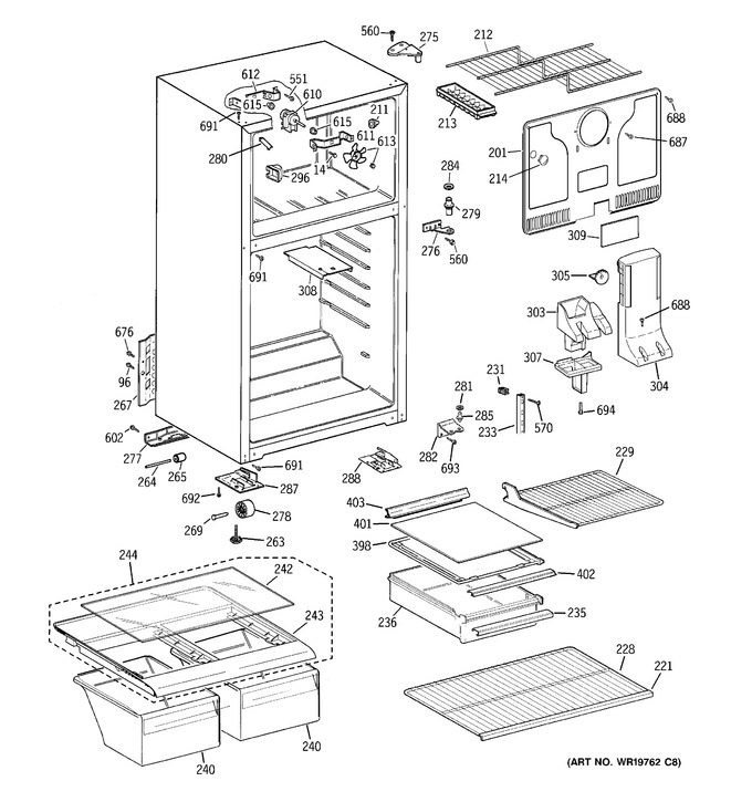 Diagram for GTS18FBBHRWW