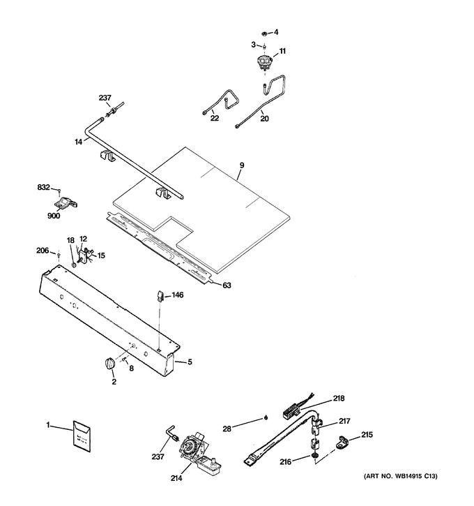 Diagram for JGBS19DEN8BB