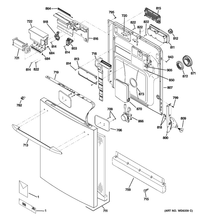 Diagram for PDWT380R10SS