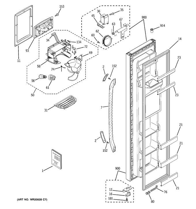 Diagram for GSF25IGXPBB