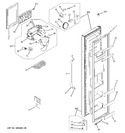 Diagram for 1 - Freezer Door