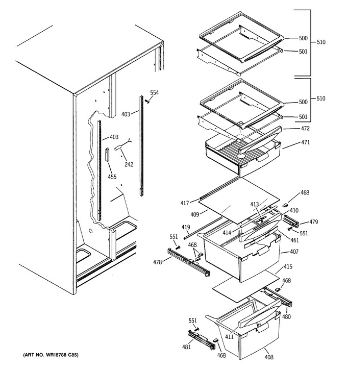 Diagram for GSH25JGBCWW