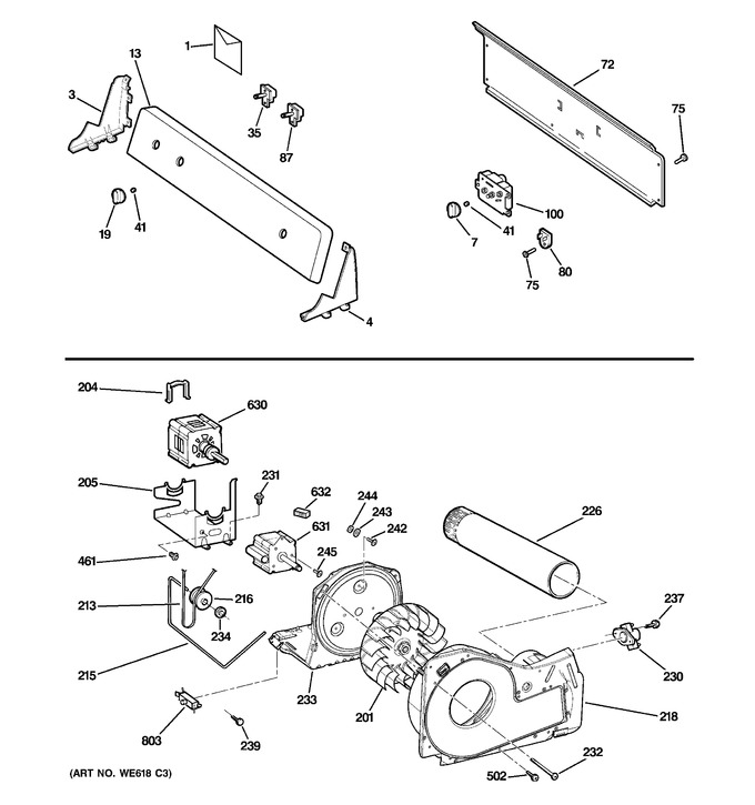 Diagram for GTDL200EM1WW