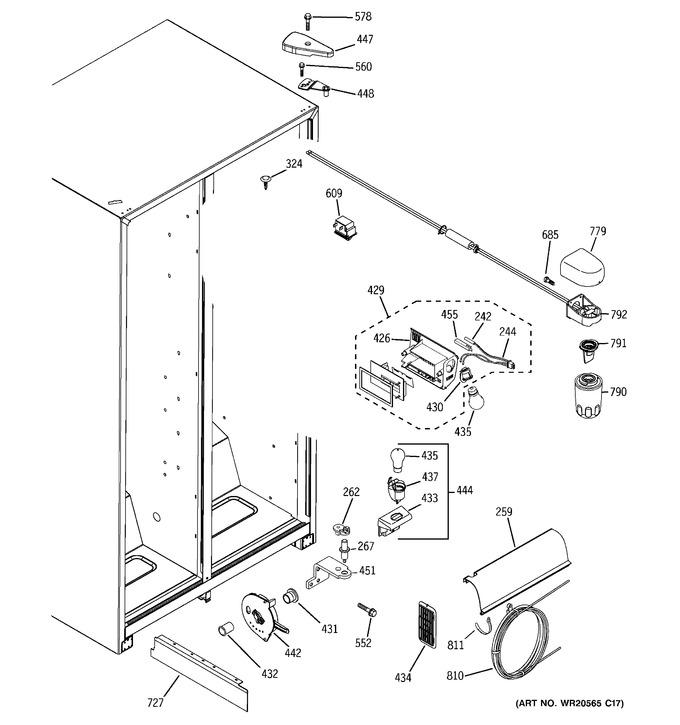 Diagram for GSF25IGZCBB