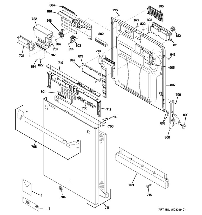 Diagram for CDWT280V00SS