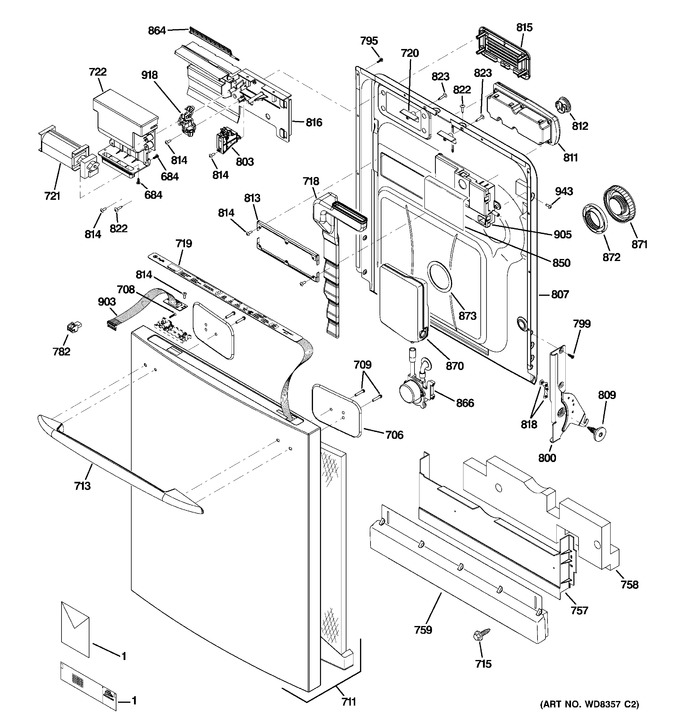 Diagram for PDWT580R30SS