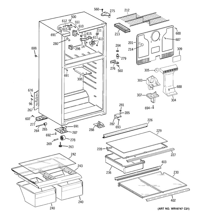 Diagram for GTH18GBT2LWW