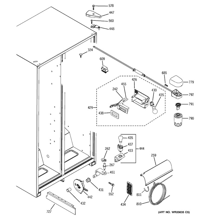 Diagram for GSF25JGCBWW
