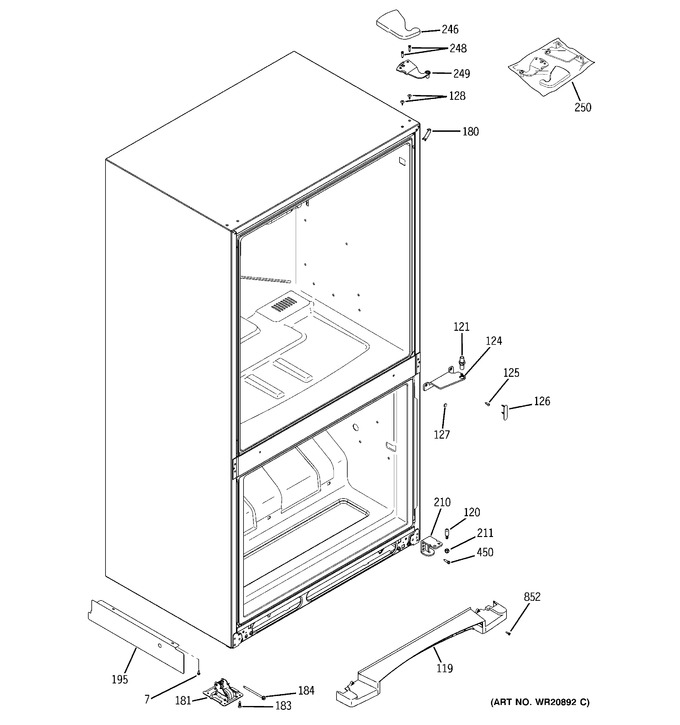 Diagram for GBSC0HBXFRWW