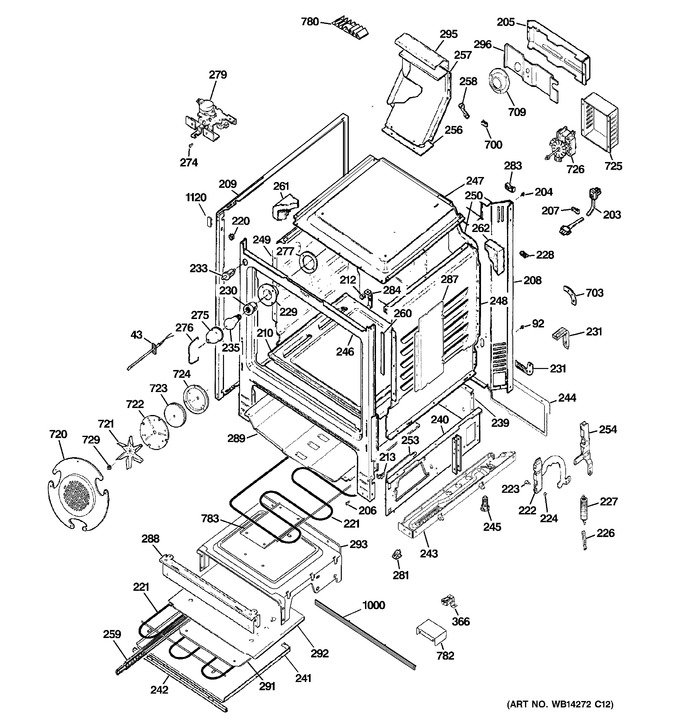 Diagram for JGB840SET1SS