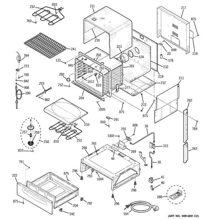 Diagram for P2S975DEP3BB